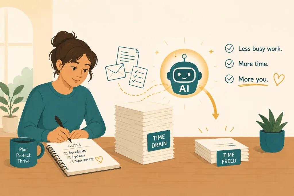 using AI tools to support teacher burnout recovery and reclaim time