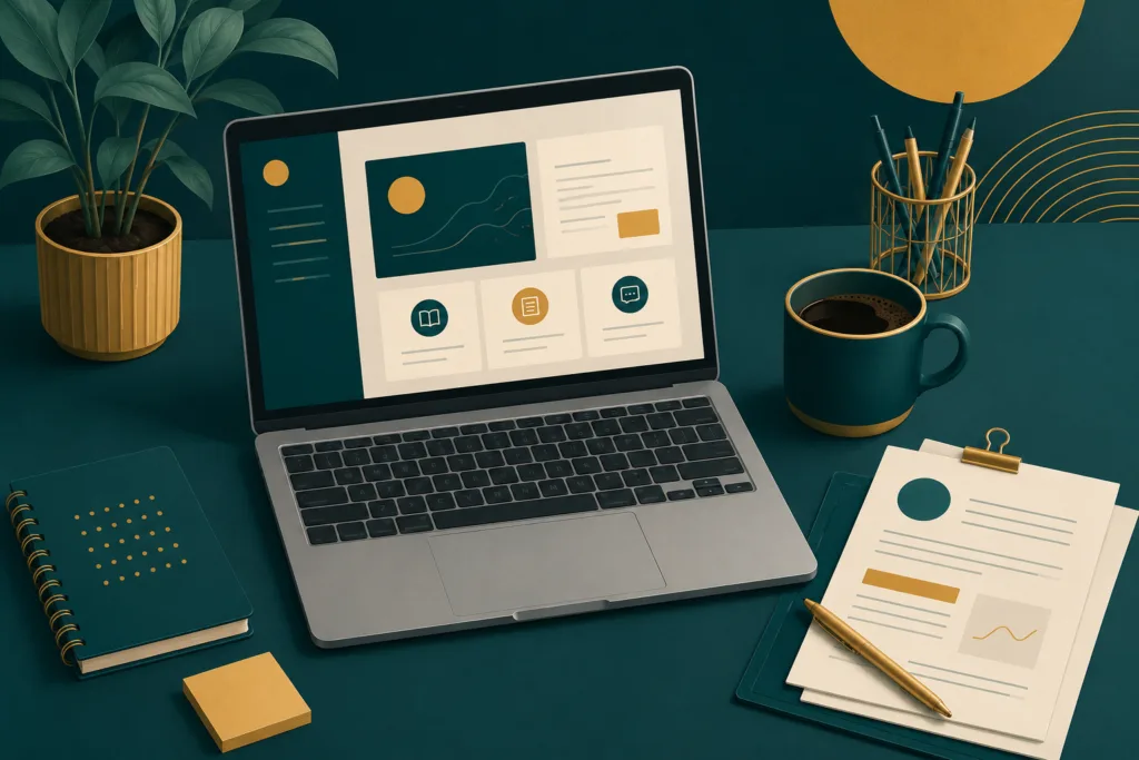 Teacher desk illustration representing the best AI tools for teachers in 2026