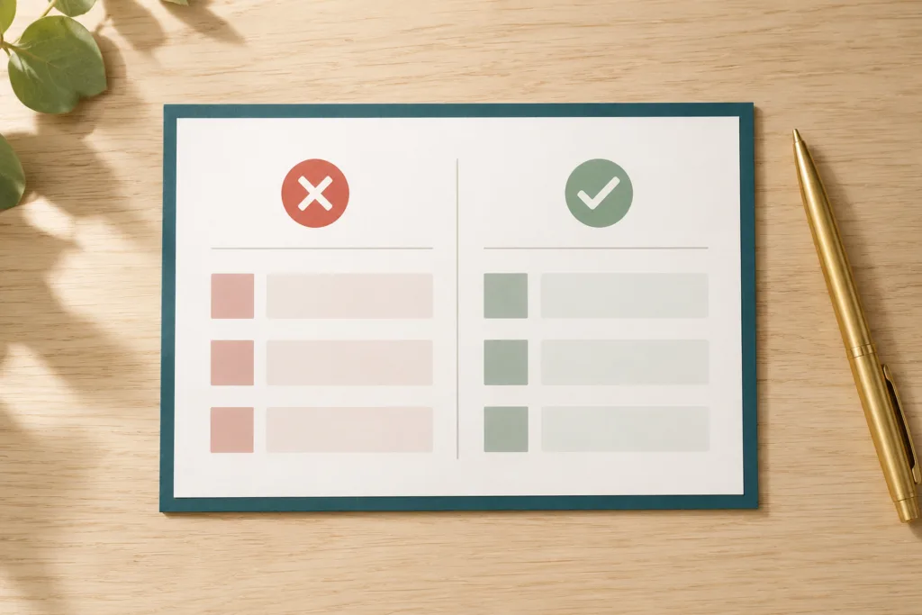 Visual guide showing what student information teachers should never paste into AI tools