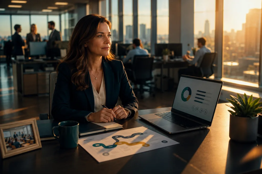 L&D Careers for Teachers: 5 Real Paths Beyond Instructional Design Teacher turned L&D professional at a corporate desk exploring L&D careers for teachers